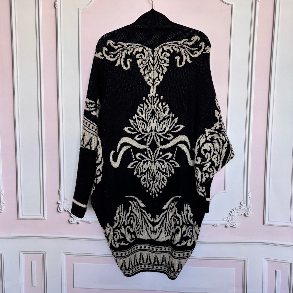 MAXSPORT LA Upside Down Reversible Open Front Cardigan Sweater--NWT--L/XL - Picture 11 of 12